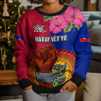 Haiti Battle of Vertieres Kid Ugly Christmas Sweater The Haitian Revolution 220th Anniversary LT03 - Polynesian Pride