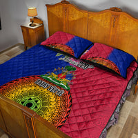 Haiti Battle of Vertieres Quilt Bed Set The Haitian Revolution 220th Anniversary Polynesian Style LT03 - Polynesian Pride