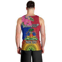 Personalised Haiti Battle of Vertieres Men Tank Top The Haitian Revolution 220th Anniversary Polynesian Style LT03 - Polynesian Pride
