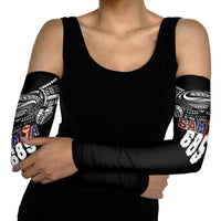 Super Samoa-Six Eight Five to The World Arm Sleeves Traditional Samoan Tattoo Black Color