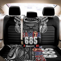 Super Samoa-Six Eight Five to The World Back Car Seat Cover Traditional Samoan Tattoo Black Color LT03 - Polynesian Pride