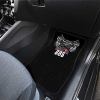 Super Samoa-Six Eight Five to The World Car Mats Traditional Samoan Tattoo Black Color