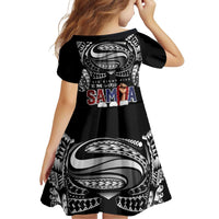 Super Samoa-Six Eight Five to The World Family Matching Mermaid Dress and Hawaiian Shirt Traditional Samoan Tattoo Black Color LT03 - Polynesian Pride