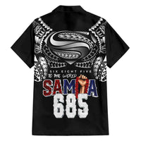 Super Samoa-Six Eight Five to The World Family Matching Mermaid Dress and Hawaiian Shirt Traditional Samoan Tattoo Black Color LT03 - Polynesian Pride