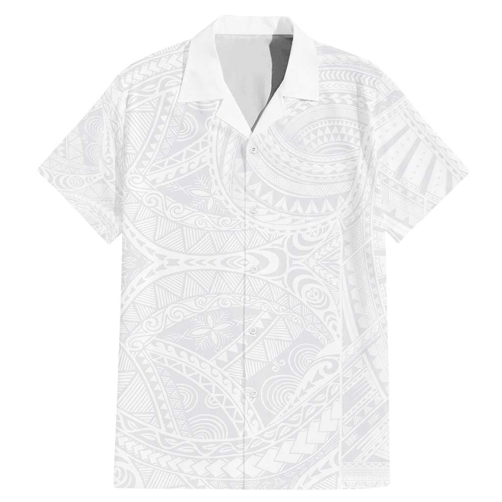 Lotu Tamaiti Samoan Art Tattoo Polynesian Pattern Family Matching Mermaid Dress and Hawaiian Shirt