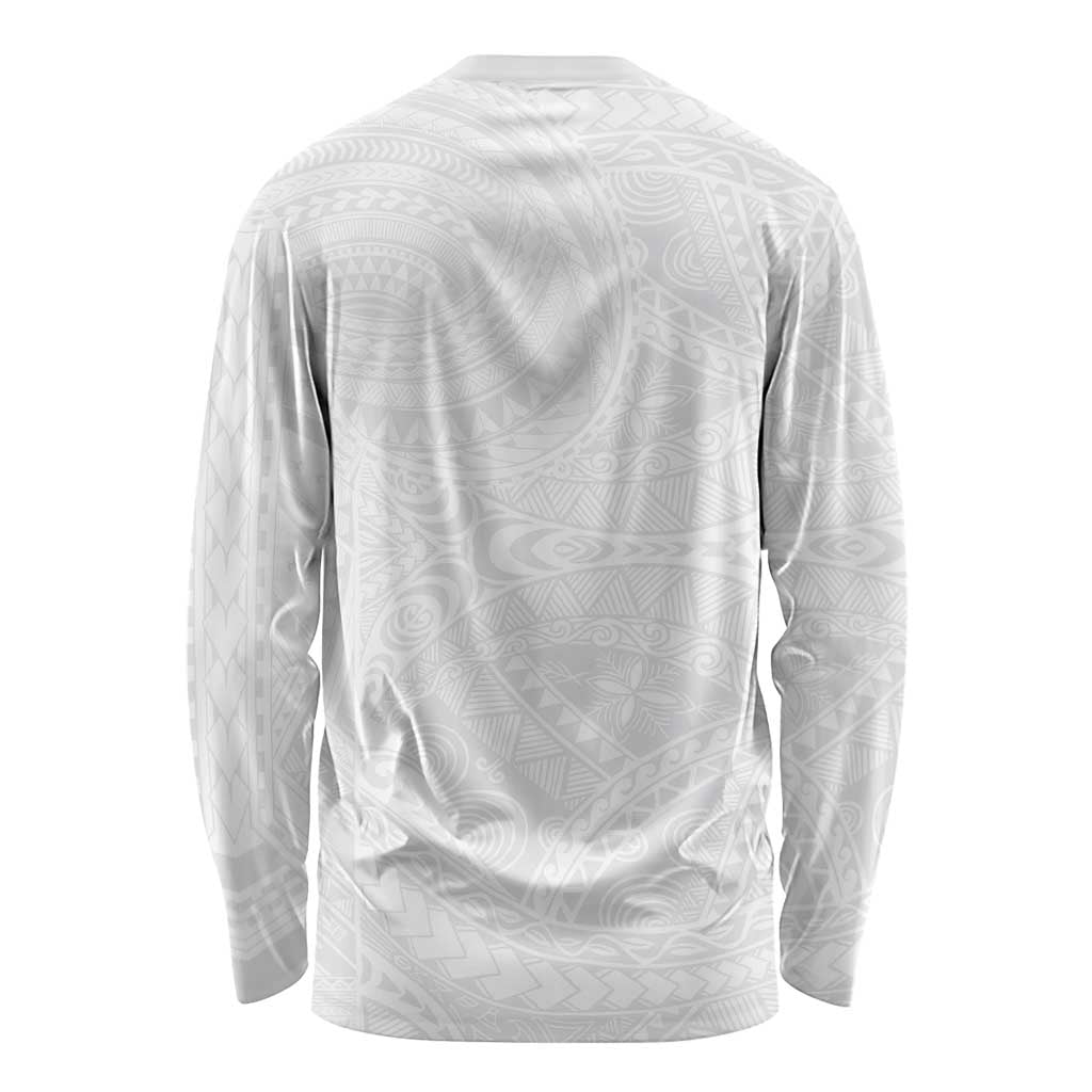 Lotu Tamaiti Samoan Art Tattoo Polynesian Pattern Long Sleeve Shirt