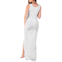 Lotu Tamaiti Samoan Art Tattoo Polynesian Pattern Tank Maxi Dress LT03 - Polynesian Pride