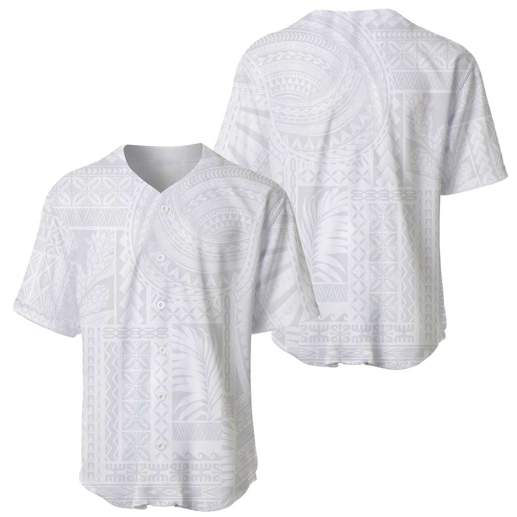 Lotu Tamaiti Samoan Art Tattoo Siapo Pattern Baseball Jersey