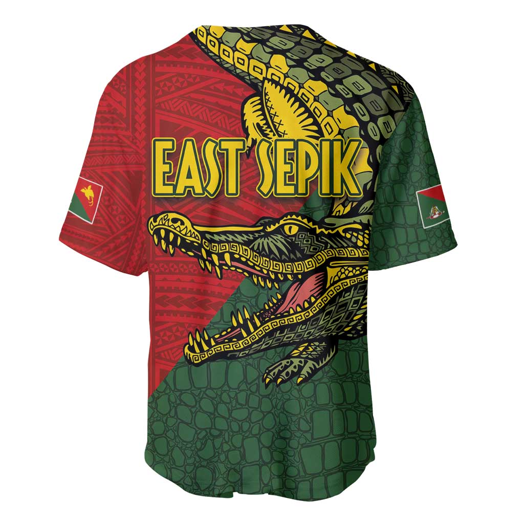Sepik River Crocodile & Arts Festival Melanesian Pattern Baseball Jersey