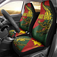 Sepik River Crocodile & Arts Festival Melanesian Pattern Car Seat Cover