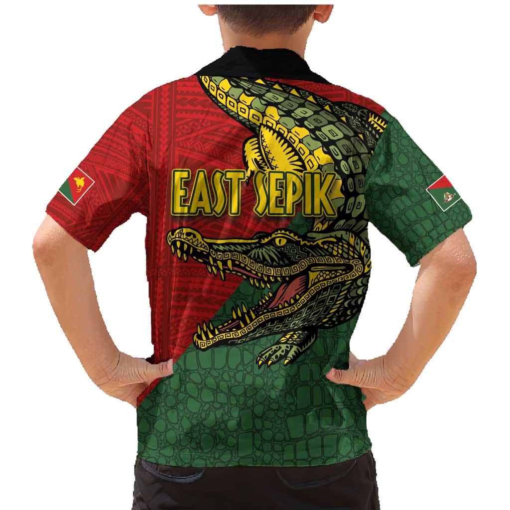 Sepik River Crocodile & Arts Festival Melanesian Pattern Family Matching Mermaid Dress and Hawaiian Shirt