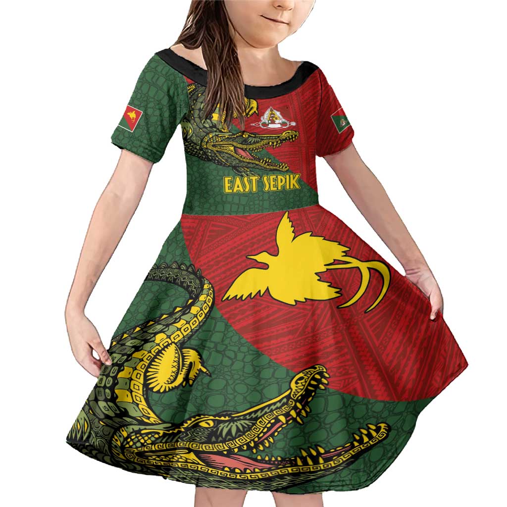 Sepik River Crocodile & Arts Festival Melanesian Pattern Family Matching Mermaid Dress and Hawaiian Shirt