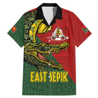 Sepik River Crocodile & Arts Festival Melanesian Pattern Family Matching Mermaid Dress and Hawaiian Shirt