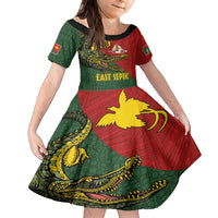Sepik River Crocodile & Arts Festival Melanesian Pattern Family Matching Tank Maxi Dress and Hawaiian Shirt