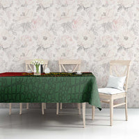 Sepik River Crocodile & Arts Festival Melanesian Pattern Tablecloth