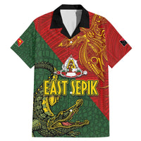 Sepik River Crocodile & Arts Festival Family Matching Mermaid Dress and Hawaiian Shirt Bird-of-paradise Melanesian Tattoo