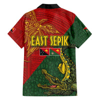 Sepik River Crocodile & Arts Festival Family Matching Off The Shoulder Long Sleeve Dress and Hawaiian Shirt Bird-of-paradise Melanesian Tattoo