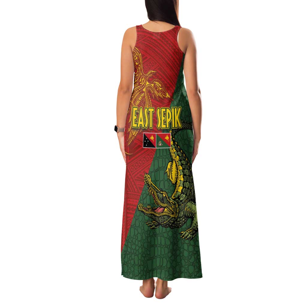 Sepik River Crocodile & Arts Festival Family Matching Tank Maxi Dress and Hawaiian Shirt Bird-of-paradise Melanesian Tattoo LT03 - Polynesian Pride