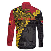 Papua New Guinea Independence Day Family Matching Mermaid Dress and Hawaiian Shirt Bird-of-paradise Melanesian Tattoo