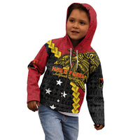 Papua New Guinea Independence Day Kid Hoodie Bird-of-paradise Melanesian Tattoo