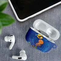 Hawaiian Funny Fruits Sea Animals AirPods Case Mango Reef Triggerfish and Pineapple Turtle and Mandarin Jellyfish LT03 - Polynesian Pride