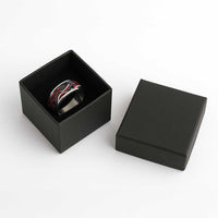 Traditional Samoan Tattoo Art Red Color Classic Ring - Polynesian Pride