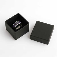 Traditional Samoan Tattoo Art Purple Color Classic Ring - Polynesian Pride