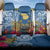 Hawaii Lanai Island Back Car Seat Cover Hibiscus Turle and Map with Polynesian Spiral
