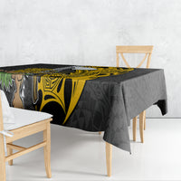 Hawaii Lanai Island Tablecloth Hawaiian Warrior and Kakau Symbols Abstract Tattoo LT03 - Polynesian Pride