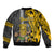 Custom Hawaii Lanai Island Bomber Jacket Hawaiian Warrior and Kakau Symbols Abstract Tattoo LT03 - Polynesian Pride