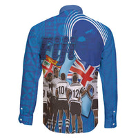 Fiji Rugby Sevens Family Matching Summer Maxi Dress and Hawaiian Shirt Commemorate Gold Medal - Rio de Janeiro 2016