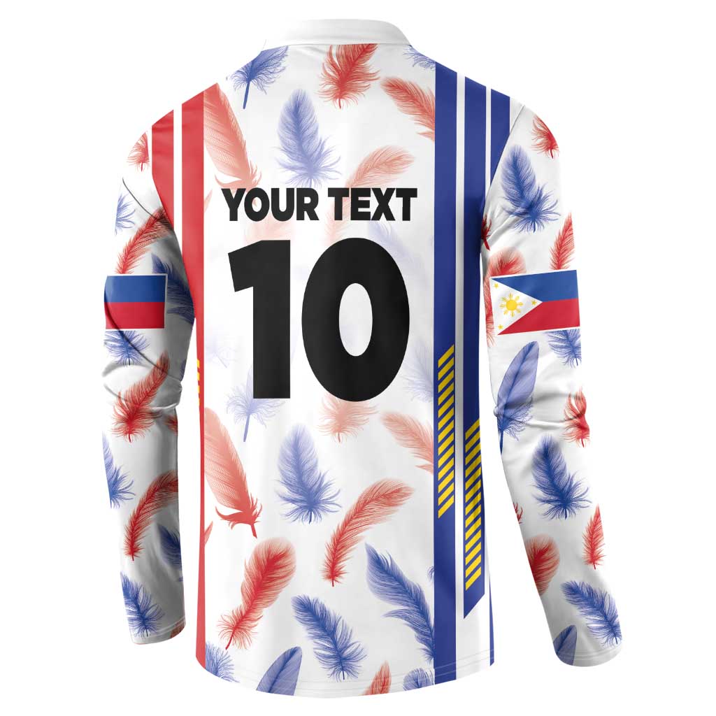 Custom Philippines Champions Football Jersey Button Sweatshirt