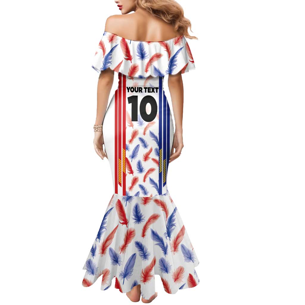 Custom Philippines Champions Football Jersey Mermaid Dress