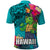 Hawaii Great Aloha Run 40th Anniversary Polo Shirt With Turtle Mascot Marathon Hibiscus and Kakau LT03 - Polynesian Pride