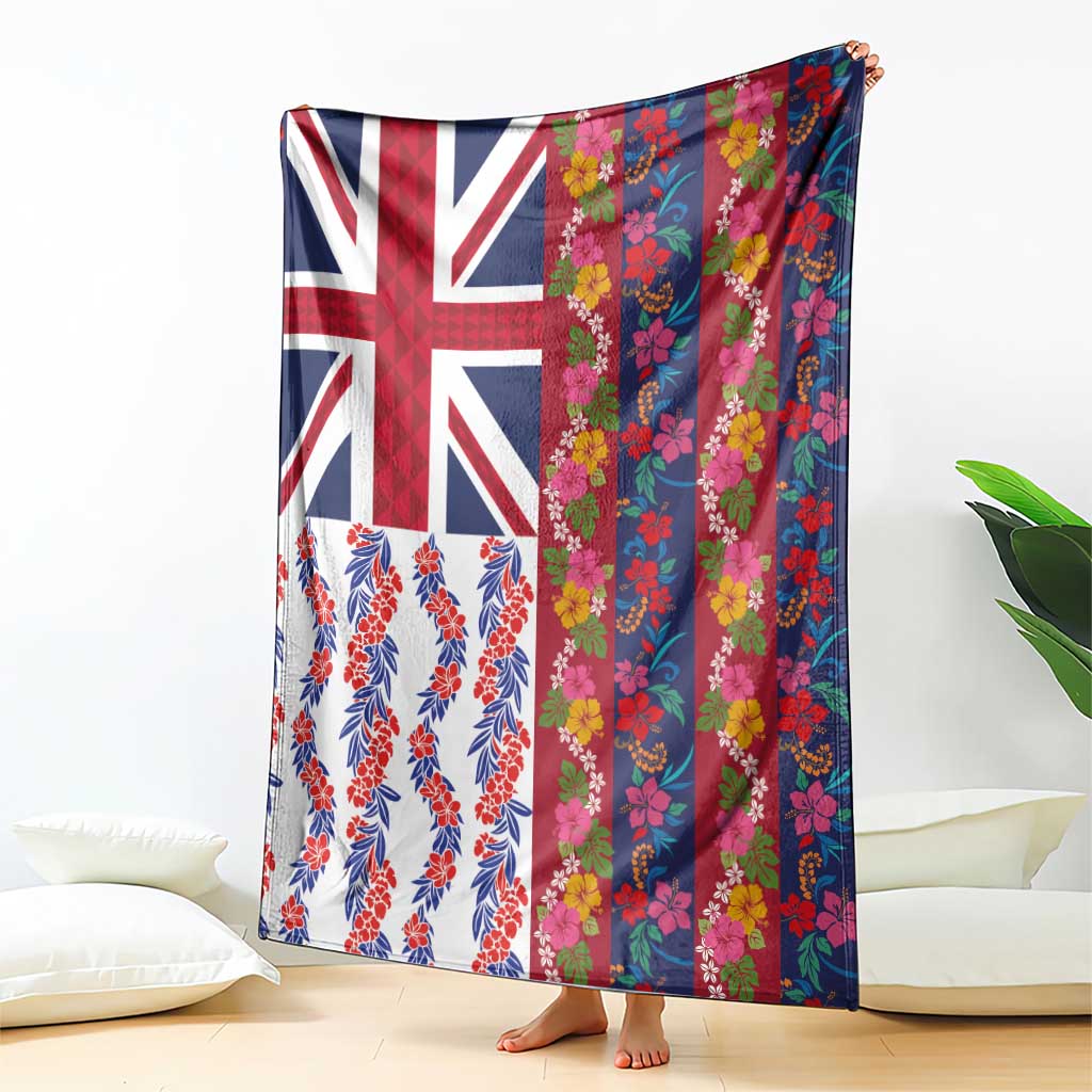 Hawaiian Lei Blanket National Flag Striped Style