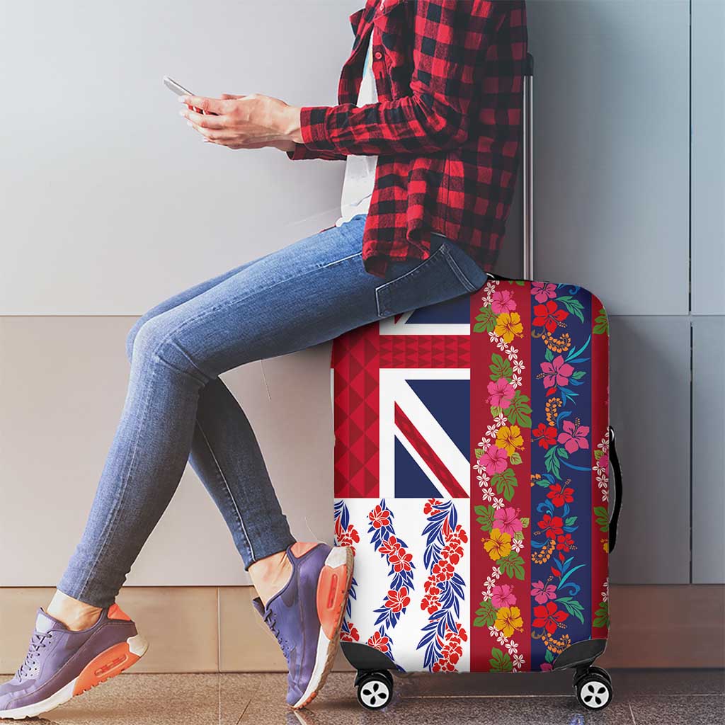 Hawaiian Lei Luggage Cover National Flag Striped Style