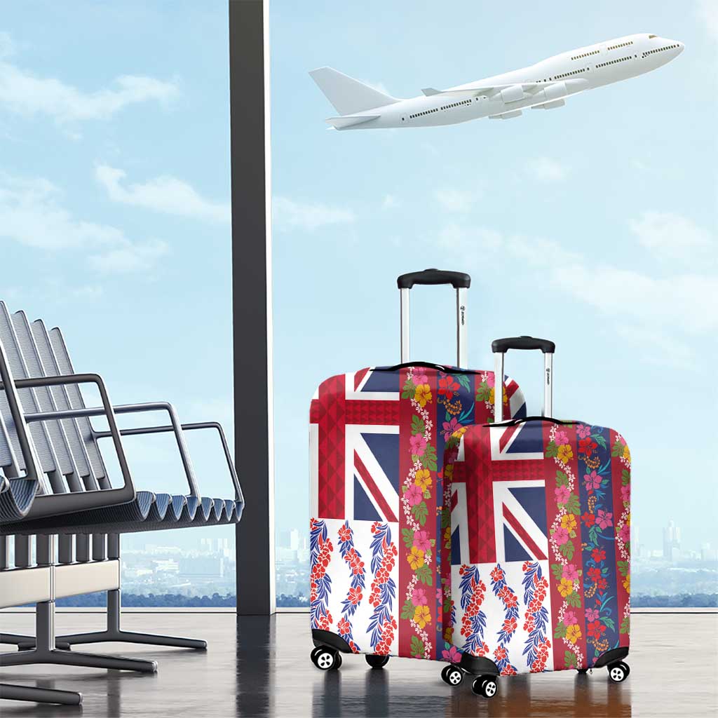 Hawaiian Lei Luggage Cover National Flag Striped Style