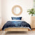 Matariki New Zealand Maori Silver Fern Bedding Set Galaxy Blue Sky Style