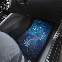 Matariki New Zealand Maori Silver Fern Car Mats Galaxy Blue Sky Style