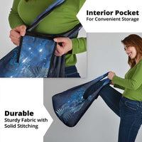 Matariki New Zealand Maori Silver Fern Grocery Bag Galaxy Blue Sky Style