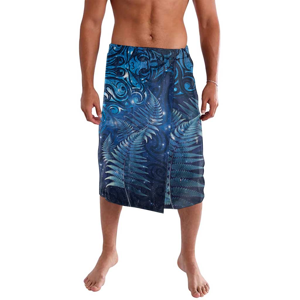 Matariki New Zealand Maori Silver Fern Lavalava Galaxy Blue Sky Style