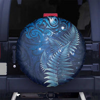 Matariki New Zealand Maori Silver Fern Spare Tire Cover Galaxy Blue Sky Style