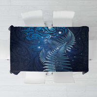 Matariki New Zealand Maori Silver Fern Tablecloth Galaxy Blue Sky Style