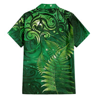 Matariki New Zealand Maori Silver Fern Family Matching Puletasi and Hawaiian Shirt Galaxy Green Sky Style