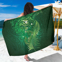 Matariki New Zealand Maori Silver Fern Sarong Galaxy Green Sky Style
