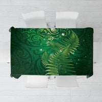 Matariki New Zealand Maori Silver Fern Tablecloth Galaxy Green Sky Style