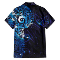 Matariki New Zealand Maori Koru Art Tattoo Hawaiian Shirt New Year Galaxy Blue Sky Style