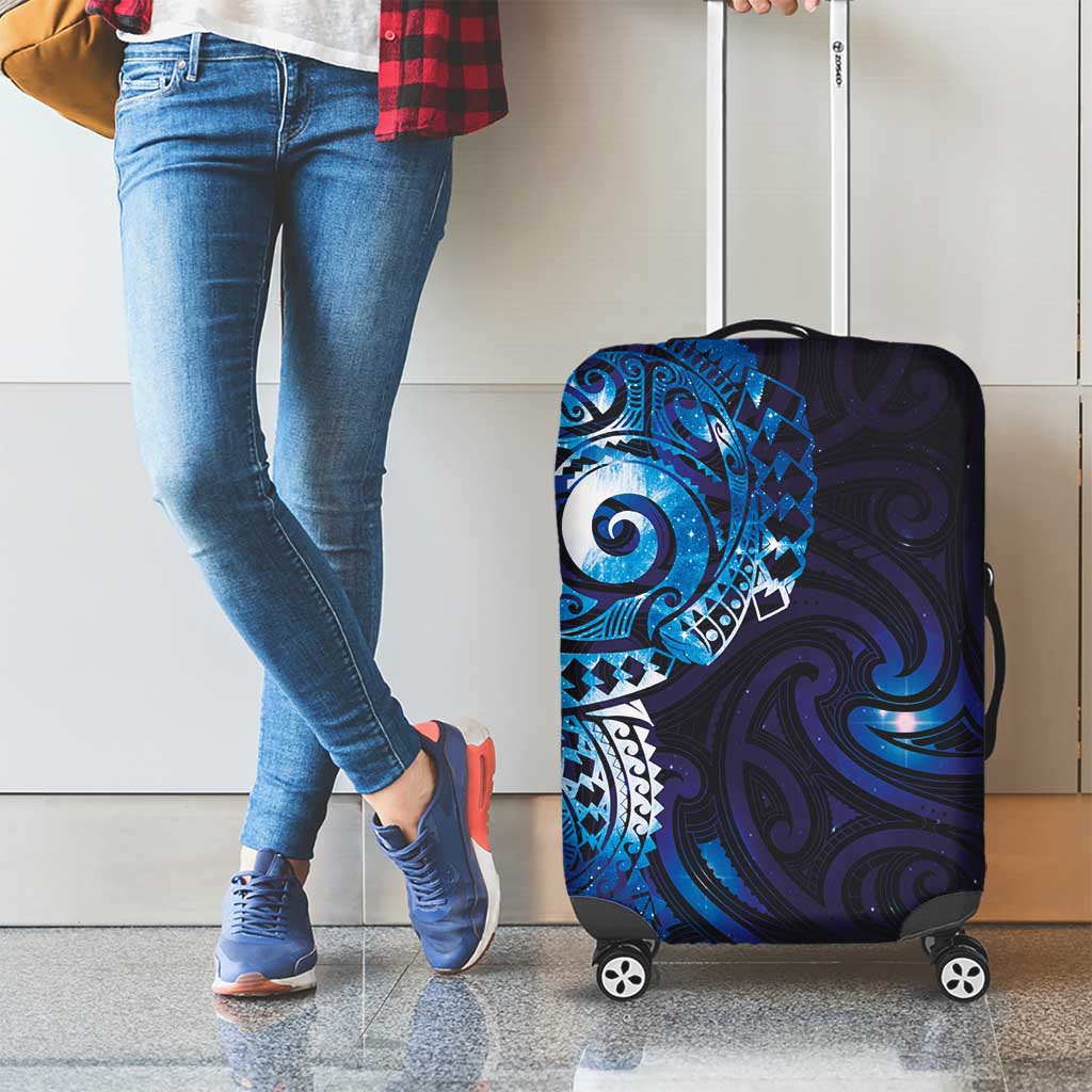 Matariki New Zealand Maori Koru Art Tattoo Luggage Cover New Year Galaxy Blue Sky Style