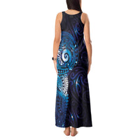 Matariki New Zealand Maori Koru Art Tattoo Tank Maxi Dress New Year Galaxy Blue Sky Style