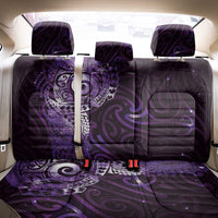 Matariki New Zealand Maori Koru Art Tattoo Back Car Seat Cover New Year Galaxy Purple Sky Style
